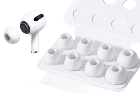 4 Pairs Replacement Ear Tips For AirPods Pro 2nd 1st Generation With Portable Storage Box