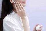 Wireless Earbuds Bluetooth 5.3 In-Ear Headphones with Noise Cancelling Mic IPX7 Waterproof Sports Earphones - White