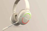 Wireless Gaming Headset Headphone with Microphone Volume - Khaki