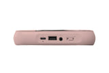 Portable CD Player Bluetooth 5.3 with HiFi Speakers Rechargeable Walkman Supports CD USB MP3 for Home - Pink