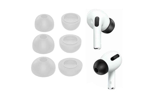 Replacement Ear Tips for AirPods Pro Memory Foam Ear Buds Anti-Slip Eartips with Portable Storage Box -Gray