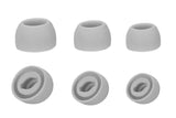 3-Pair Silicone Replacement Ear Tips for Samsung Galaxy Buds Pro - Light Grey