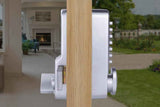Gate Door Locks Set with Keypad Mechanical Keyless Entry Door Lock for Garden Garage Yard -Silver