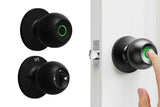Fingerprint Door Lock Smart Fingerprint Door Knob with Lock Biometric Door Lock with App Control & Key Bluetooth Smart Door Lock with Handle