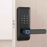 Fingerprint Door Lock Smart Fingerprint Door Knob with Lock Biometric Door Lock with App Control & Key Bluetooth Smart Door Lock with Handle