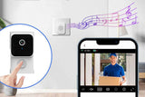 Wireless Smart Video Doorbell with Chime Intelligent Visual Doorbell View Security Doorbell Smart Doorbell