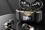 Wireless Earbuds Bluetooth Headphones Wireless Charging Case LED Display Over Ear Buds Mini Wireless Earbuds for Sports Workout