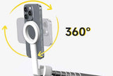 Selfie Stick Tripod 360-degree Rotatable Tripod for iPhone Android - White