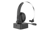 Wireless Headset with Mic for Work Bluetooth Headsets with Dual Noise Cancelling Microphone for Work/Home/Office/Call Center/PC