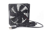 USB Cooling Fan with Speed Controller for Computer Case PC CPU Case DC 5V Office Use