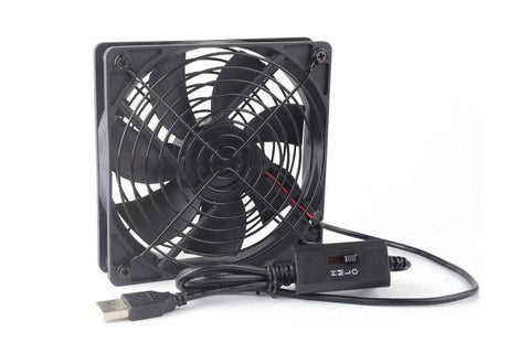 USB Cooling Fan with Speed Controller for Computer Case PC CPU Case DC 5V Office Use