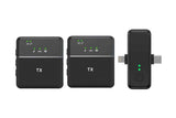 2.4G Wireless Lavalier Microphone Dual Noise Reduction for Camera Smartphone Computer