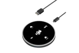 USB Conference Microphone Speech Mic 360° Voice Pickup - Black