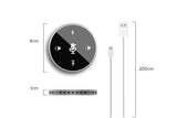 USB Conference Microphone Speech Mic 360° Voice Pickup - Black