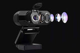 1080P Full HD USB Webcam with Microphone for PC Desktop and Laptop