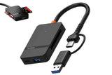 Memory Card Reader USB 3.0 to Compact Flash Memory Card Reader SD TF MS CF Card Reader Adapter