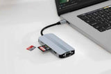 8-in-1 Docking Station Type-C to HDMI Multi-Display USB-C Hub PD 100W