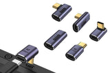 5 Pcs USB4.0 40Gbps Type C Male/Female to USB C Female Adapter Extender USB C Coupler 40Gbps Data Transfer
