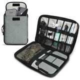 Travel Data Cable Storage Bag(Grey)