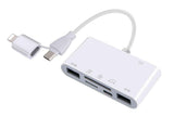 5 in 1 USB-C SD Card Reader USB-C to Memory Card OTG Adapter For iPhone iPad