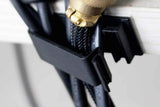 Set of 4Pcs Multi Slots Self Adhesive Cable Holder Cable Clips