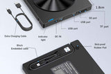 5 in 2 Computer External CD DVD Drive USB 3.0 Portable Optical Drive Burner for Windows Mac Linux