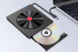 5 in 2 Computer External CD DVD Drive USB 3.0 Portable Optical Drive Burner for Windows Mac Linux