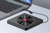 5 in 2 Computer External CD DVD Drive USB 3.0 Portable Optical Drive Burner for Windows Mac Linux