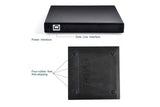 USB 2.0 Slim Protable External CD-RW Drive Writer Player for Laptop Notebook PC Desktop Computer -Black