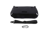 Silicone Protective Case with Shoulder Strap Compatible with Bose SoundLink Max Speaker - Black