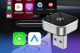 2 in 1 Wireless CarPlay and Android Auto Adapter Plug and Play Carplay Adapter