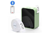 Bluetooth Label Maker Machine Wireless Thermal Label Printer Sticker Printer -Green