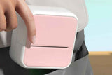 Mini Sticker Printer Portable Bluetooth Thermal Printer for Photo Notes Gift - Pink