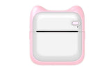 Mini Pocket Wireless Small Thermal Pocket Sticker Printer Bluetooth Inkless Printer Portable Mobile Phone Picture Receipt Printer -Pink