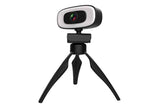 4K Webcam with Ring Light Built in Microphone and Tripod for Video Conferencing