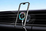 15W Wireless Car Charger Phone Holder Mount Mag Safe for iPhone 12 13 14 Pro Max