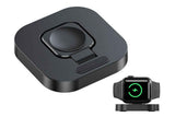 Portable Charging Dock for Apple Watch Wireless Watch Charger Stand Compatible with Apple Watch -Black