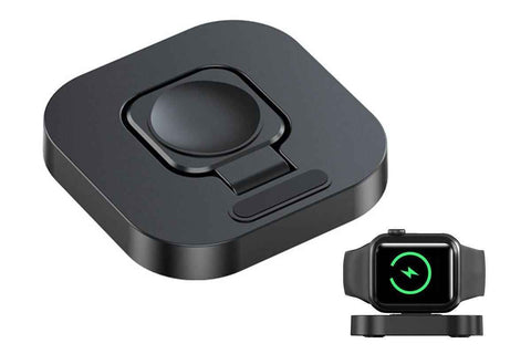 Portable Charging Dock for Apple Watch Wireless Watch Charger Stand Compatible with Apple Watch -Black