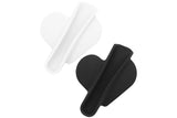 Holder for Rhode Skin Lip Lipstick Holder for Phone Case Peel and Stick Silicone Cover -White & Black
