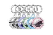 Set of 6Pcs Airtag Case Cover Anti-lost Keychain Ring Protective Case for Apple Airtag Holder TPU Protective Cover Airtag Accessories