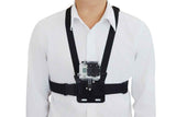 Mobile Phone Chest Mount Harness Strap Holder with Rotating Phone Clip