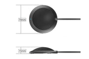 Conference USB Microphone Computer Desktop Mic with LED Indicator Plug and Play