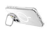 For iPhone 16 Series Phone Case with Stand Full Body Case -White /iPhone 16 Plus