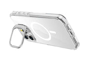 For iPhone 16 Series Phone Case with Stand Full Body Case -White /iPhone 16 Pro Max