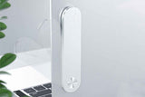 Portable PC Laptop Phone Holder Screens Expansion Mobile Side Mount Holder -Silver