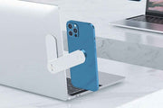 Portable PC Laptop Phone Holder Screens Expansion Mobile Side Mount Holder -Silver