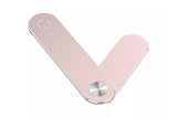 Portable PC Laptop Phone Holder Screens Expansion Mobile Side Mount Holder -Rose Red