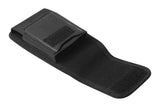 2Pcs Universal Black Oxford Cloth Phone Waist Pouch with Belt Clip and Card Holder Compatible with Most Smartphones - M