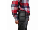 2Pcs Universal Black Oxford Cloth Phone Waist Pouch with Belt Clip and Card Holder Compatible with Most Smartphones - 2XL