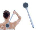 Long Handle Bath Shower Brush Back Scrubber Back Scrubber for Shower Bath Body Brush with Long Handle for Men and Women -Blue